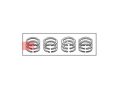 Nissan 12033-4E100 Ring Set-Piston