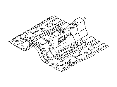 Nissan 74312-0L730 Floor-Front