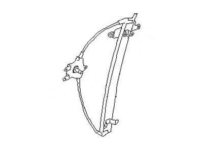 Nissan 80701-47R20 Regulator Assembly-Door Window LH