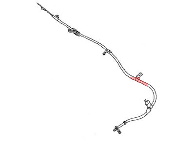 Nissan 36531-JA00A Cable Assy-Brake, Rear LH