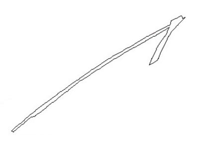 Nissan 80812-3Z600 Tape-Front Door Outside, RH