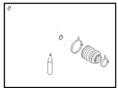 Nissan 39741-D0125 Repair-Seal Inner