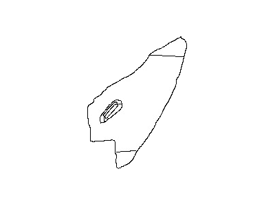 Nissan 82861-9N00A Screen-Sealing, Rear Door