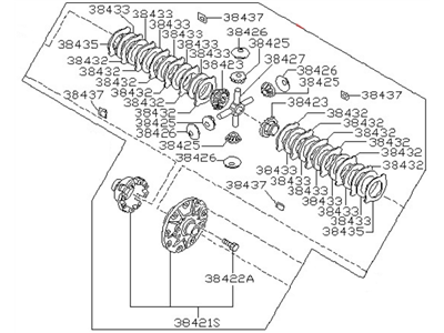 Nissan 38420-S9214 Differential Assembly-Limited Slip