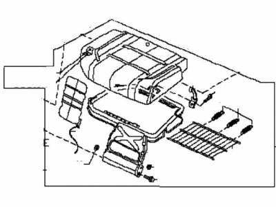 Nissan 88300-9GE2B Cushion Assy-Rear Seat, RH