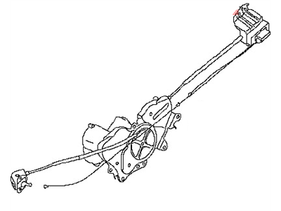 Nissan 82560-5Z000 Motor-Slide Door Closure, RH