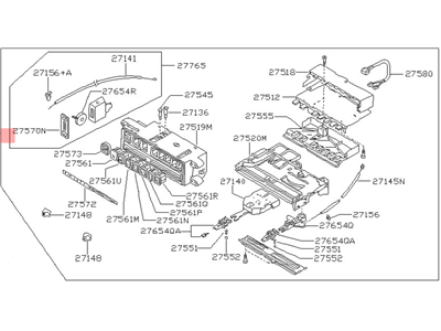 Nissan 28525-85E12 Control Assembly