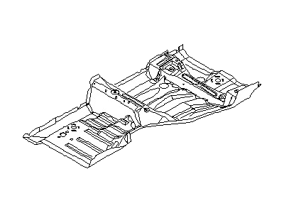 Nissan 74320-CD030 Floor-Front, RH