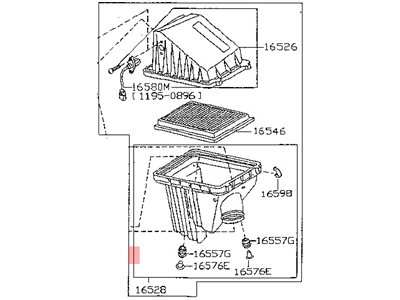 Nissan 16500-4M200 Air Cleaner