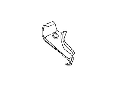 Nissan G8117-3LNMA Extension Rear Fender LH