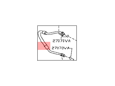 Nissan 92490-1HK0A Hose-Flexible, High