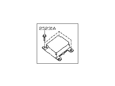 Nissan 98820-9GE9A Sensor-Side AIRBAG Center