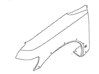 Nissan 63100-7S031 Fender - Front, RH