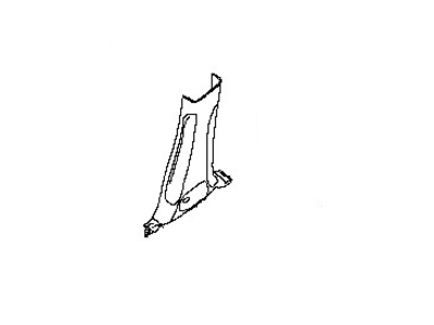 Nissan 76916-3JS0A GARNISH Center Pillar Lower LH