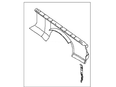 Nissan 93300-9BF0A Panel Assy-Side, RH