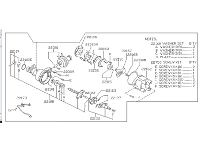 Nissan 22100-33M01 Distributor ASY