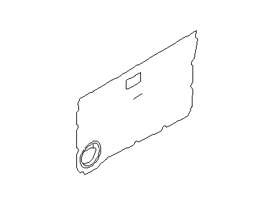 Nissan 80861-2Z700 Screen-Sealing, Front LH