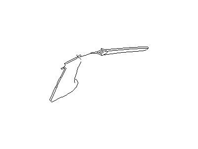 Nissan 76934-CD800 Finisher-Rear Pillar, RH