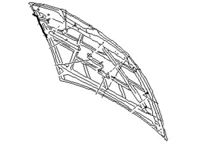 Nissan F5100-81FCM Hood Assembly