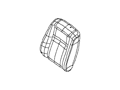 Nissan 87650-1PA6A Back Assembly-Front Seat With Side Air Bag
