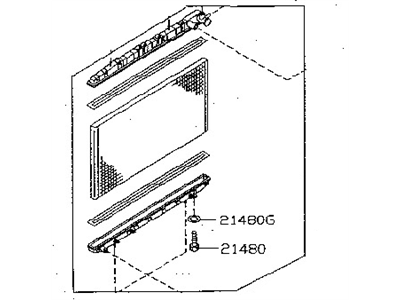 Nissan 21460-Q5602 Radiator Assy