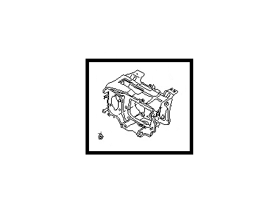 Nissan 26311-01P00 Headlamp Housing Assembly, Driver Side