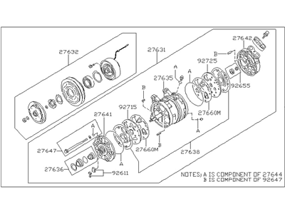 Nissan 92600-01P06 Compressor-Cooler