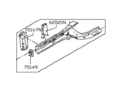 Nissan G5111-CA000 Member-Side Front LH