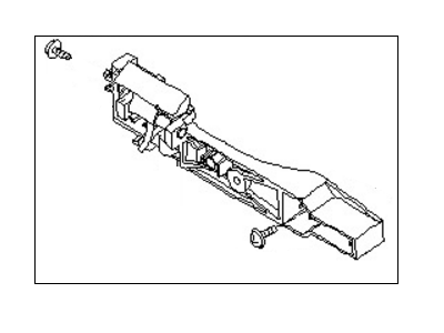 Nissan 80610-CA001 Bracket-Outside Handle, RH