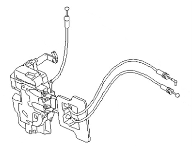 Nissan 80501-CB80A Front Left (Driver-Side) Door Lock Actuator