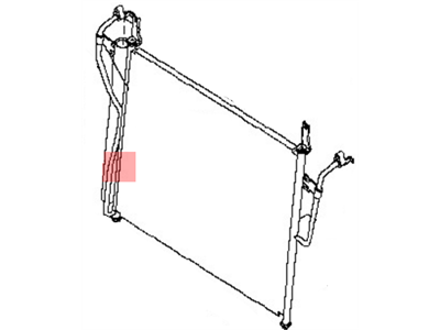 Nissan 53542-ZQ00A Tube Assy-Dryer & Tank