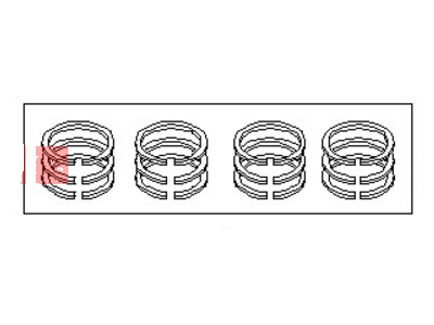 Nissan 12033-30W10 Ring Set-Piston