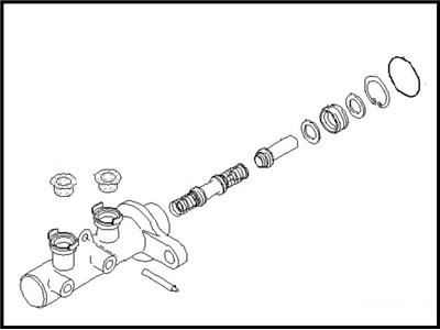 Nissan 46011-CD027 Piston Kit-Tandem Brake Master Cylinder