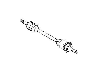 Nissan 39100-CC20A Shaft Assembly-Front Drive, R