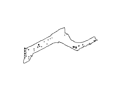Nissan 75130-1B030 Plate-Closing, Front Side Member Rt