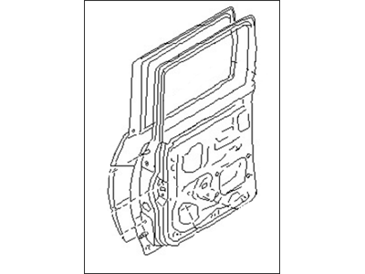 Nissan HBA01-CB0MM Door Rear LH