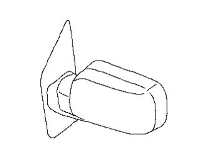 Nissan 96301-4RA0D Mirror Assembly-Outside RH