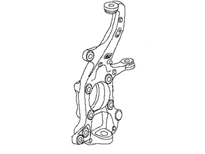 Nissan 40014-1PA0A Spindle-KNUCKLE, RH