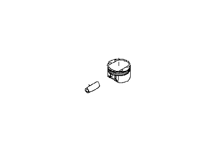 Nissan 12010-JA10A Piston, W/PIN