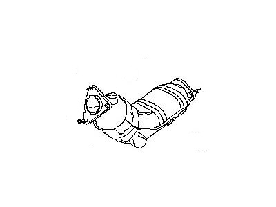 Nissan B08B2-1ET0B Three Way Catalytic Converter