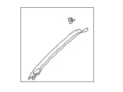 Nissan 76912-3Y110 Garnish Assy-Front Pillar, LH