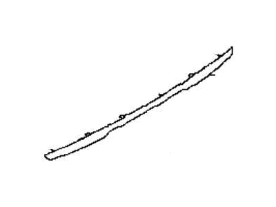 Nissan 85072-5HK0A Moulding-Rear Bumper