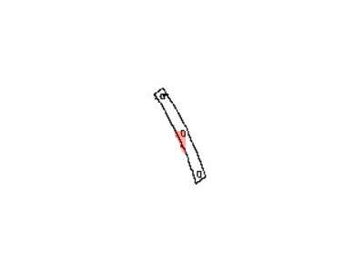 Nissan 78862-CF40A MOULDING-FILLET, Rear RH