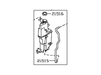 Nissan 21710-1HS3A Tank Assy-Reserve