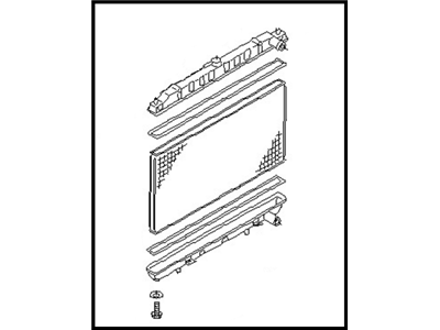 Nissan 21400-70F00 Radiator Assy