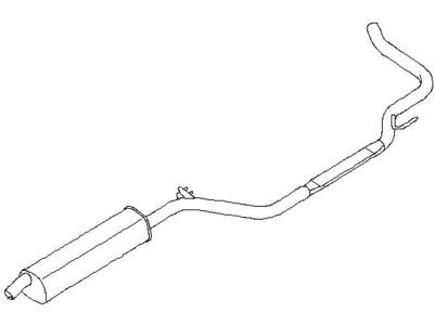 Nissan 20300-CK000 Exhaust Muffler Assembly