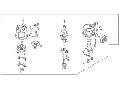 Nissan 22100-07F02 Distributor ASY