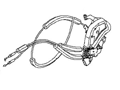 Nissan 80501-3WC1A Front Door Lock Actuator Motor, Left