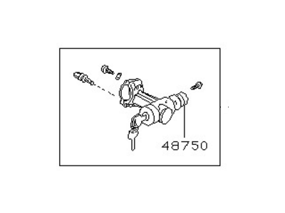 Nissan 48700-04A25 Lock Assembly Steering