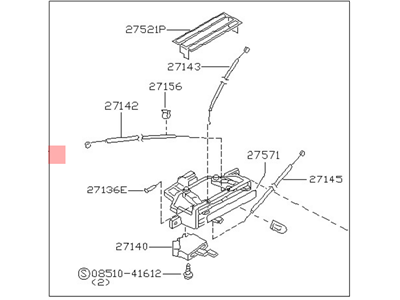 Nissan 27500-01G00 Control Assembly